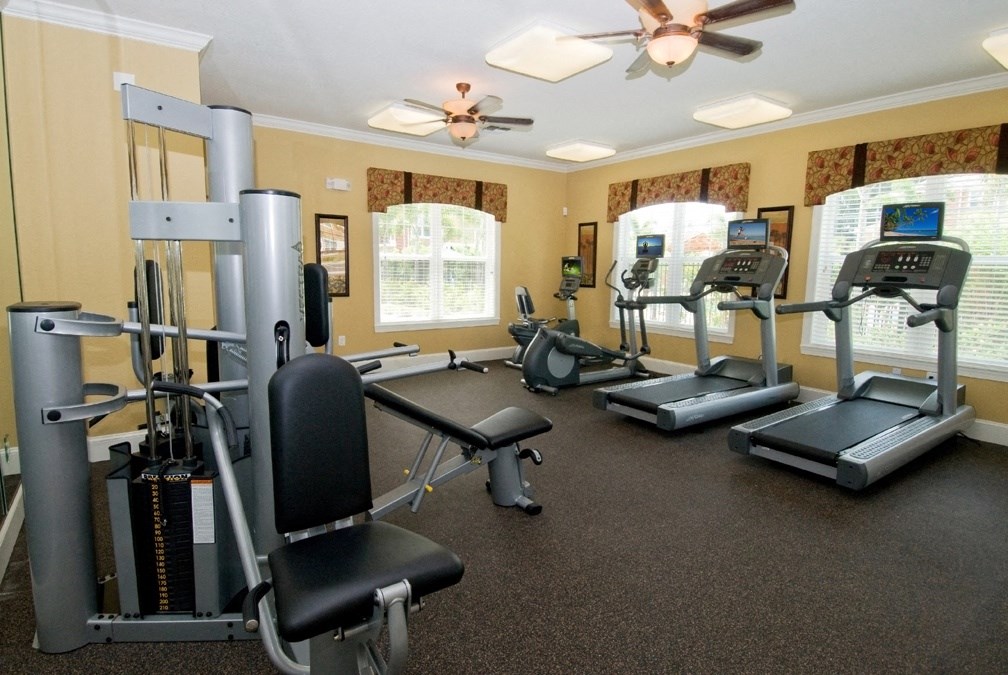 Fitness Center at Booker Creek Apartments in St. Petersburg, FL