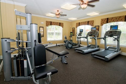 Fitness Center at Booker Creek Apartments in St. Petersburg, FL