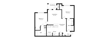 Two Bedroom Apartment in St. Petersburg, FL at Booker Creek