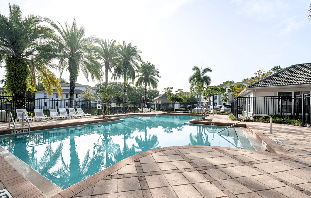 Resort-Style Pool at Brandywine Affordable Apartments in Tampa FL