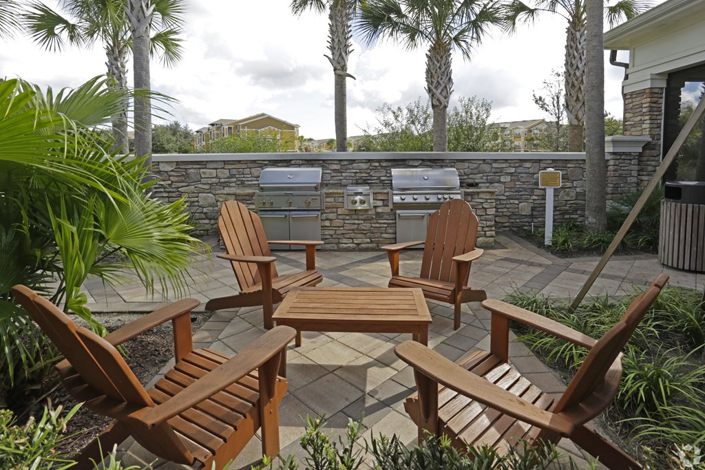 BBQ Grilling Area at Bennett Creek Apartments in Jacksonville, FL