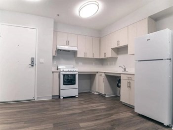 Kitchen at Carson Terrace Senior Apartments in Carson CA - Photo Gallery 2