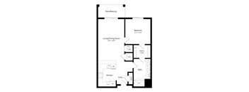 One-Bedroom Apartment in Austin TX at Cedar Heights