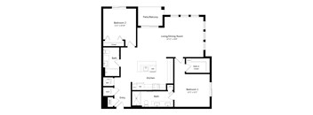 Spacious Two-Bedroom Apartment in Austin, TX at Cedar Heights