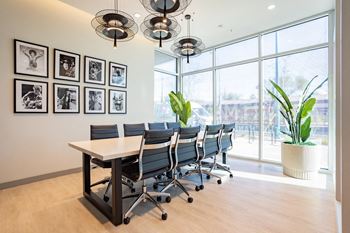 Conference Room at Chandler NoHo Luxury Apartments in North Hollywood CA