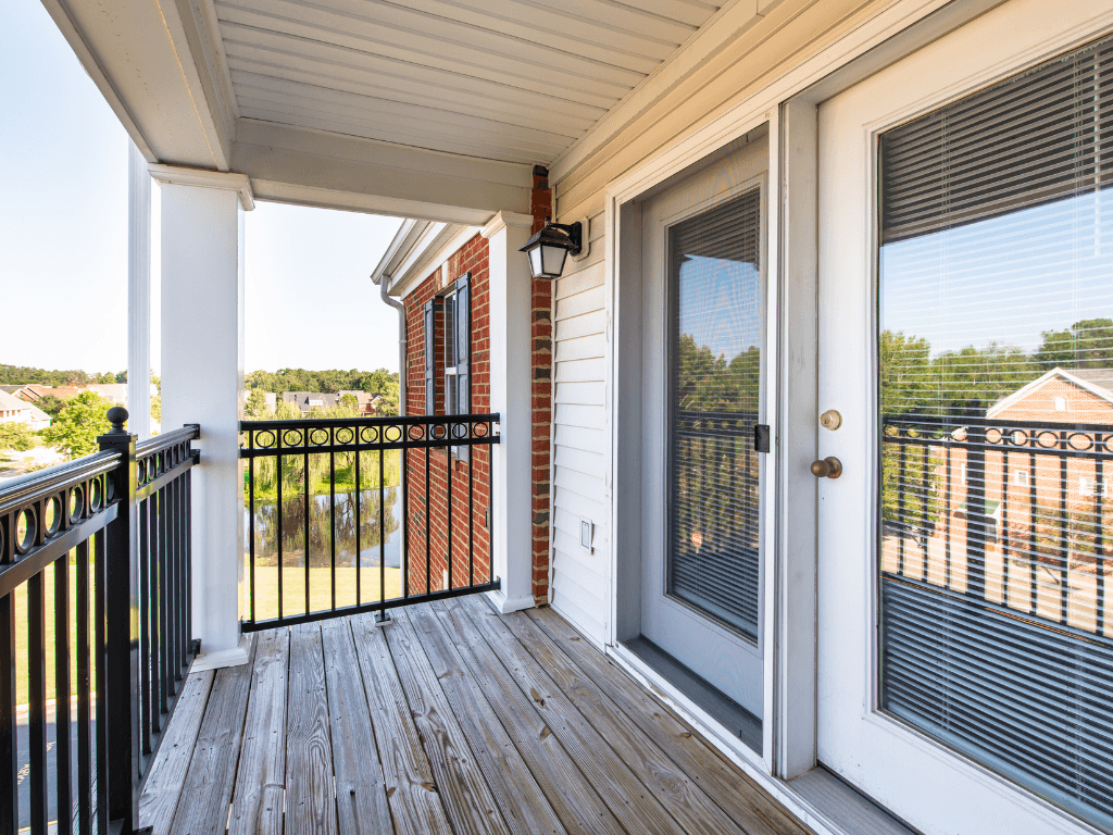 Balcony View at Chester Village Senior Apartments