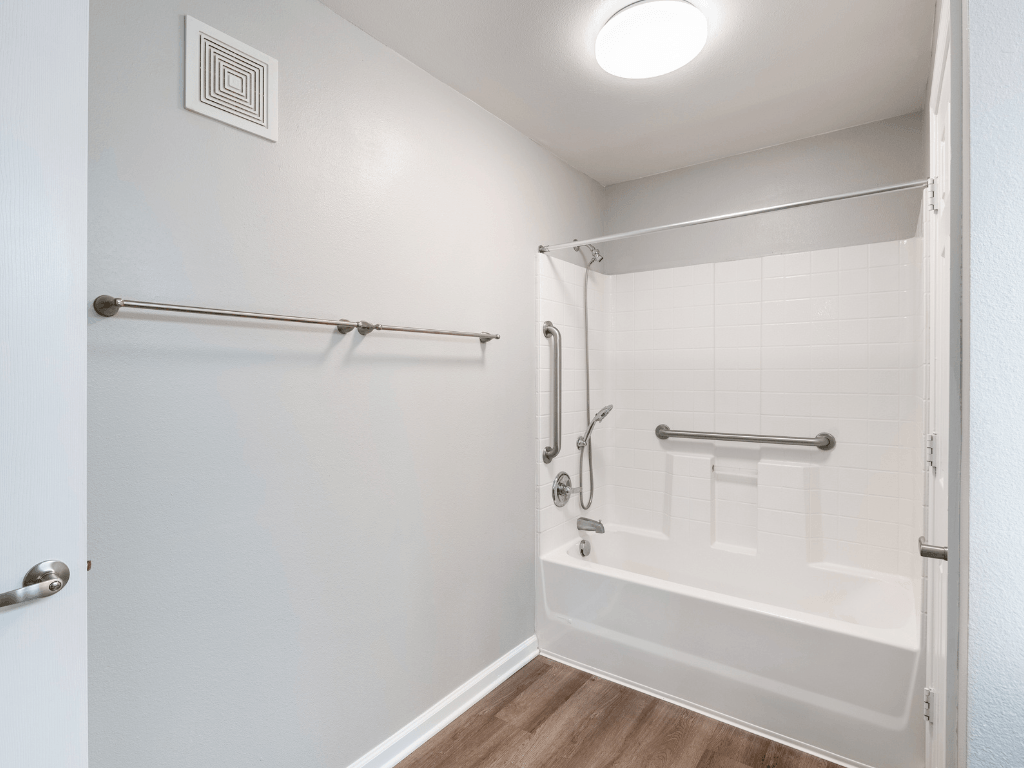 Large Bathrooms at Chester Village Senior Apartments