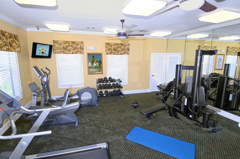 Fitness Center at Claymore Crossings Apartments in Tampa FL