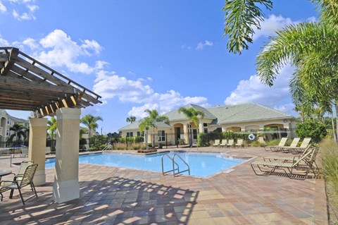 Swimming Pool at Clear Harbor Affordable Apartments in Clearwater FL