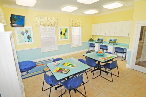 Children's Activity Room at Clear Harbor Affordable Apartments in Clearwater FL