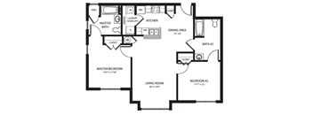 a floor plan of a bedroom house