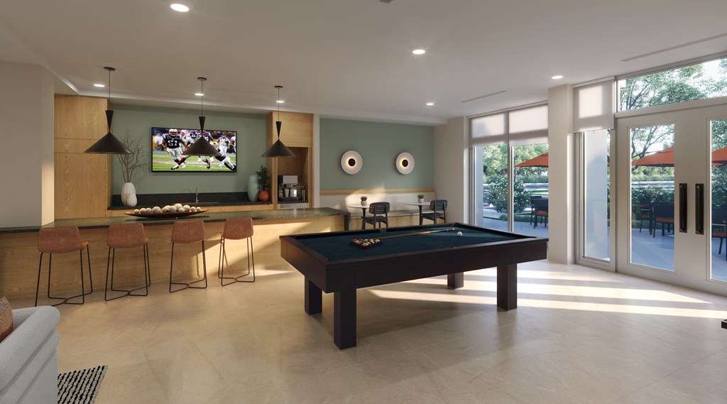 Clubhouse with Billiards at Vista Sur in Naranja FL