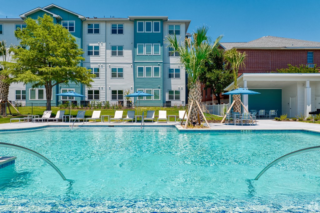 Pool at La Cima Apartments in Austin TX