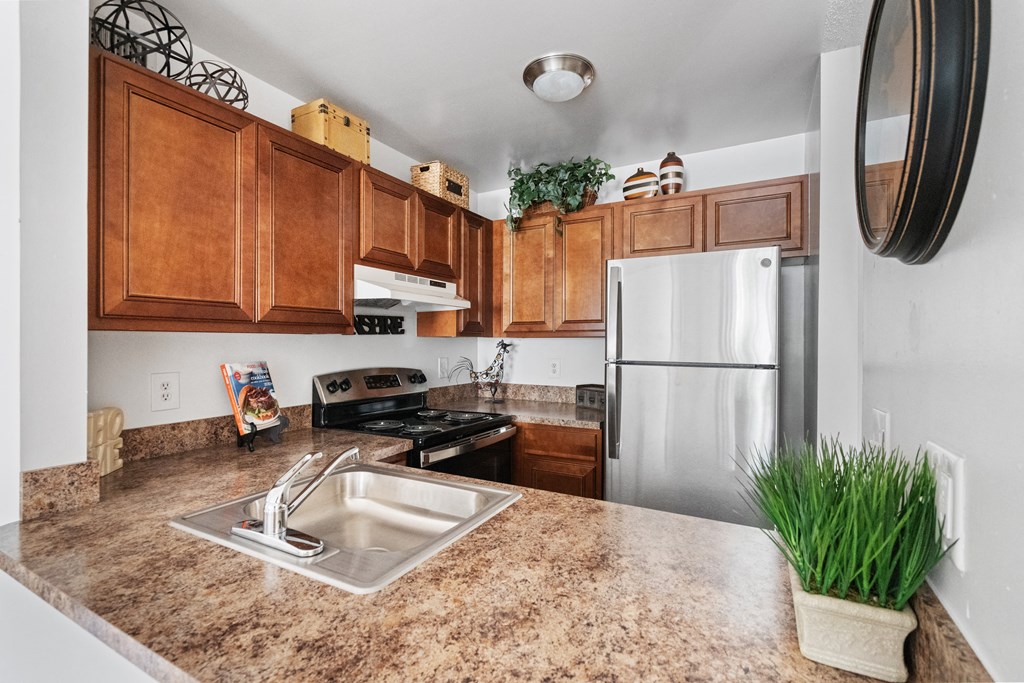 Fully Equipped Kitchens at Rivercrest Apartments in Melbourne FL