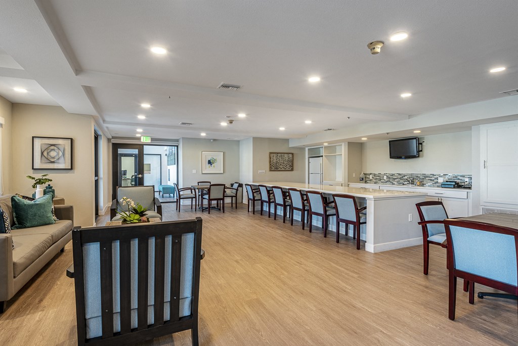 Clubhouse at Carson Terrace Senior Apartments in Carson CA