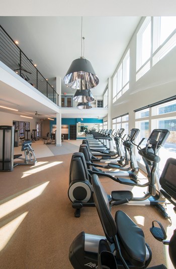 Professional Fitness Center at Parc at White Rock Luxury Apartments in Dallas TX - Photo Gallery 11