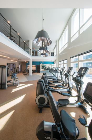 Professional Fitness Center at Parc at White Rock Luxury Apartments in Dallas, TX