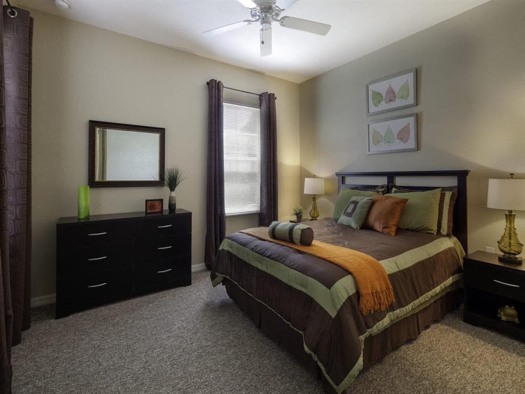 Model Home Bedroom at Bayside Court Apartments in Clearwater FL