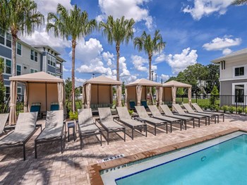 Poolside Cabanas at Lenox Luxury Apartments in Riverview FL - Photo Gallery 10