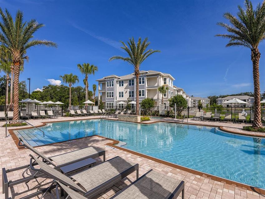Resort-Style Pool at Lenox Luxury Apartments in Riverview FL - Photo Gallery 1