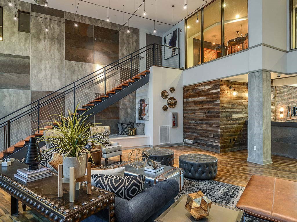 Clubhouse at Aurora Luxury Apartments in Downtown Tampa, FL