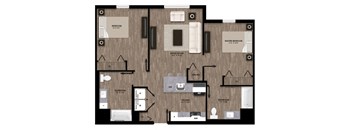 Two Bedroom/Two Bathroom