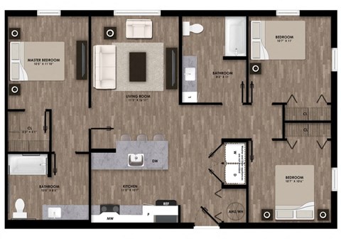 2605 31st St South 1-3 Beds Apartment for Rent - Photo Gallery 14