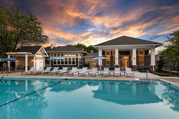 Pool Deck at Fieldpointe Apartments in Frederick, MD