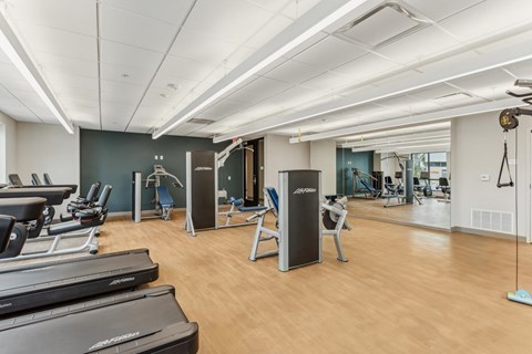Fitness Center at Bryson Legacy Affordable Apartments in Los Angeles CA