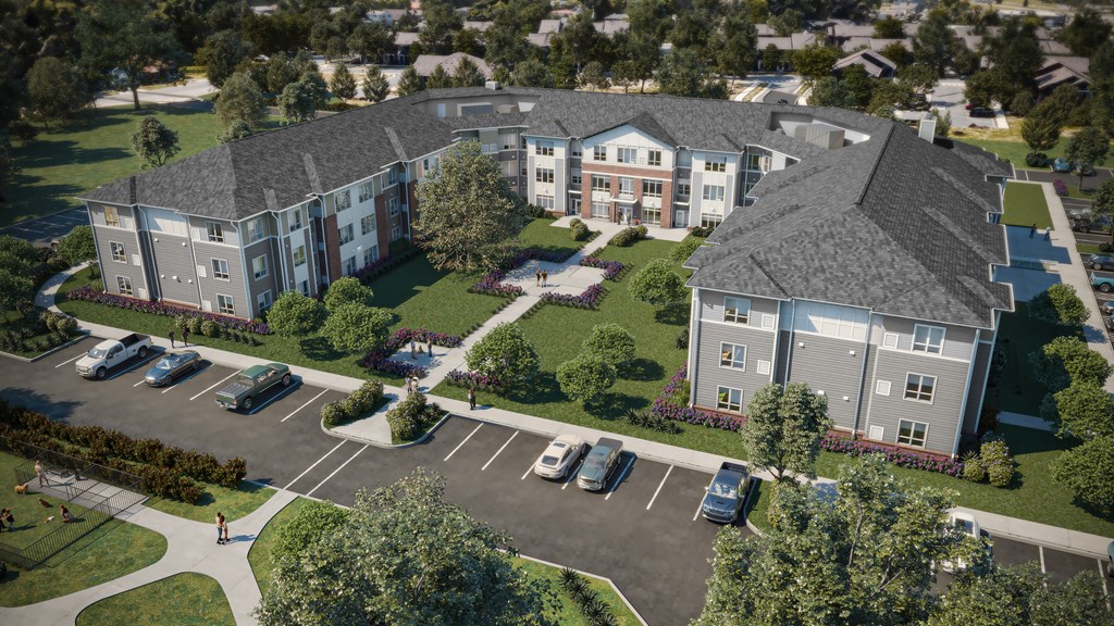 Exterior of Lexington Reserve Senior Apartments in Portsmouth, VA