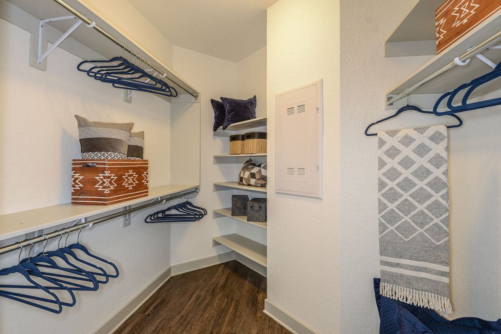 our closets are stocked with clothes and shoes for you to use throughout the day at Grady Square, Tampa