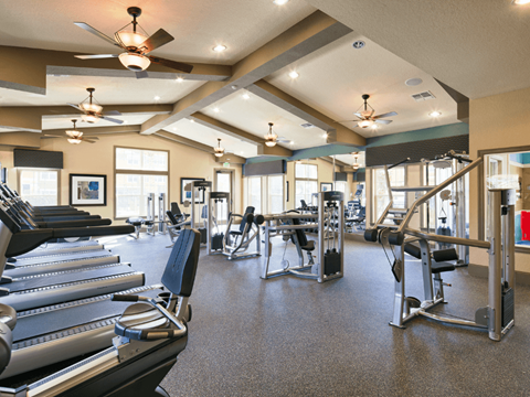 Gym at Bennett Creek Apartments in Jacksonville, FL