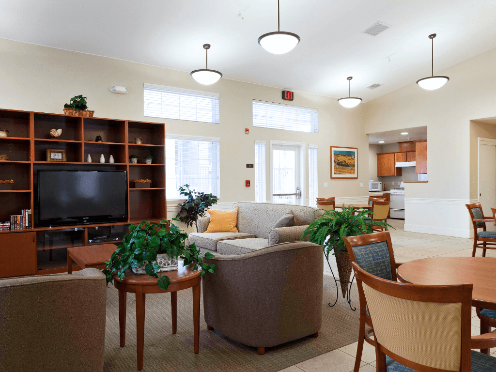 Clubhouse at Harvard Court Affordable Apartments in Lindsay, CA