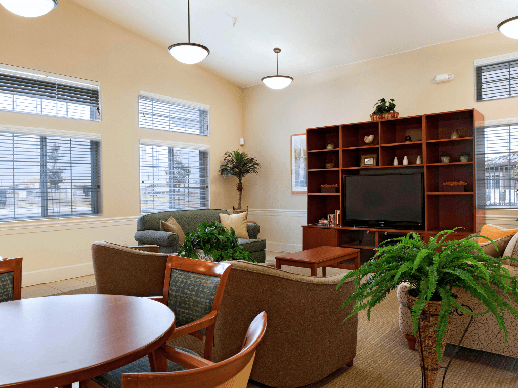 Clubhouse at Harvard Court Affordable Apartments in Lindsay, CA