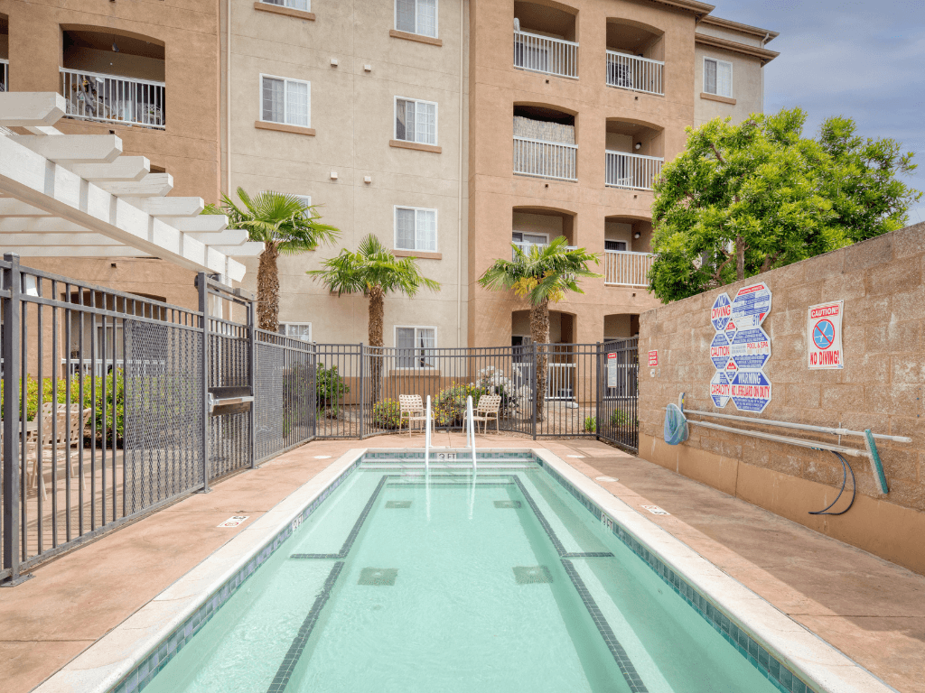 Heated Spa at Hayward Village Senior Apartments in Hayward CA