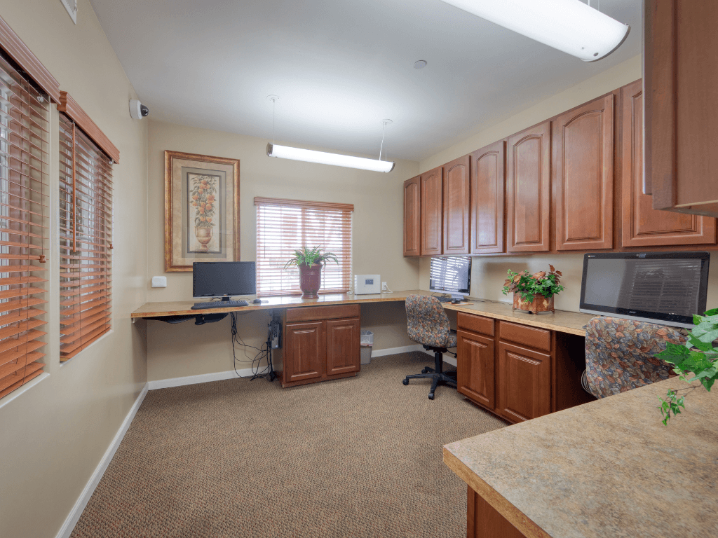 Business Center at Hayward Village Senior Apartments in Hayward CA