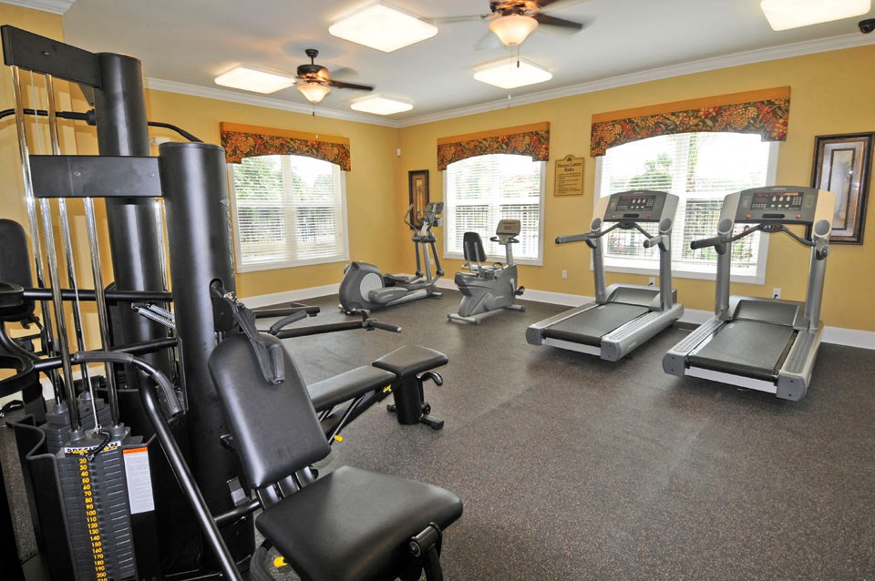 Fitness Center at Hudson Ridge Apartments in Port Richey, FL