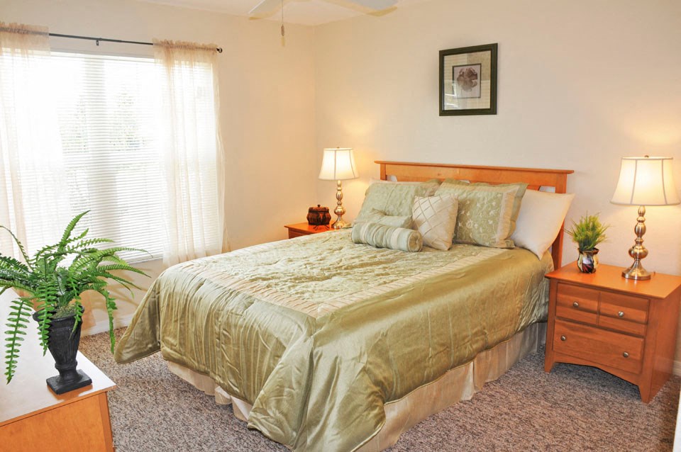 Spacious Bedrooms at Hudson Ridge Apartments in Port Richey, FL