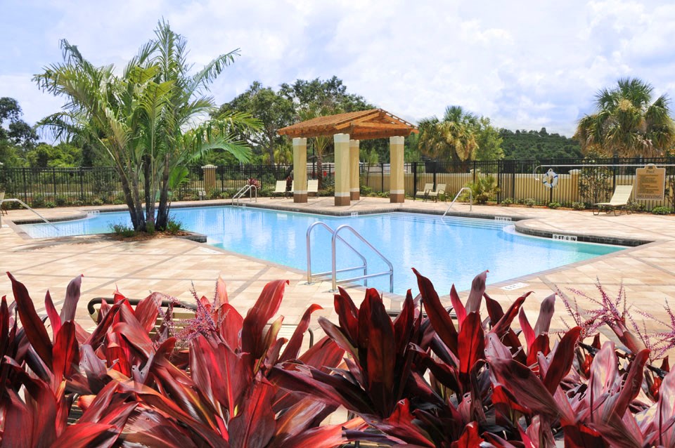Swimming Pool at Hudson Ridge Apartments in Port Richey, FL