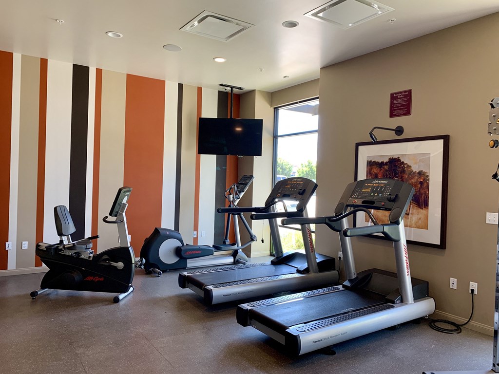 Fitness Center Ventana Senior Apartments in Fullerton CA
