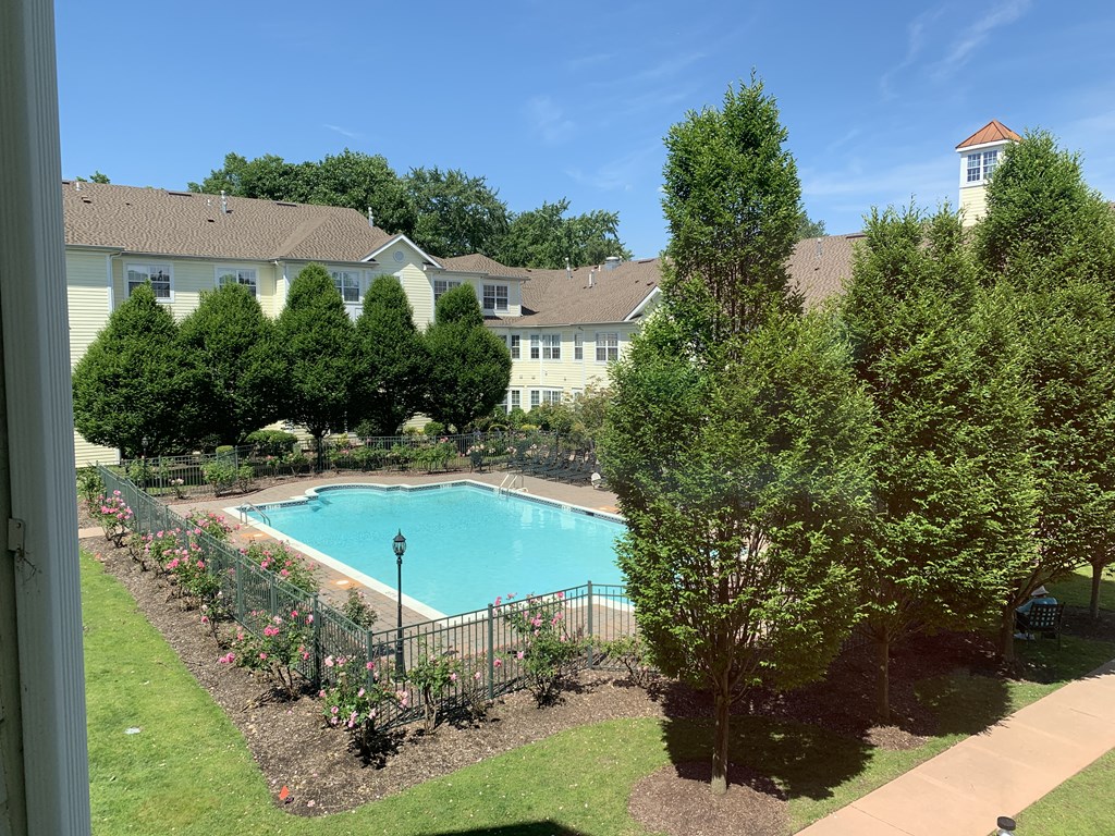 Swimming Pool at The Kentshire Senior Apartments in Midland NJ