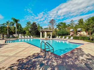 Resort-Inspired Pool at Timber Trace Affordable Apartments in Titusville, FL