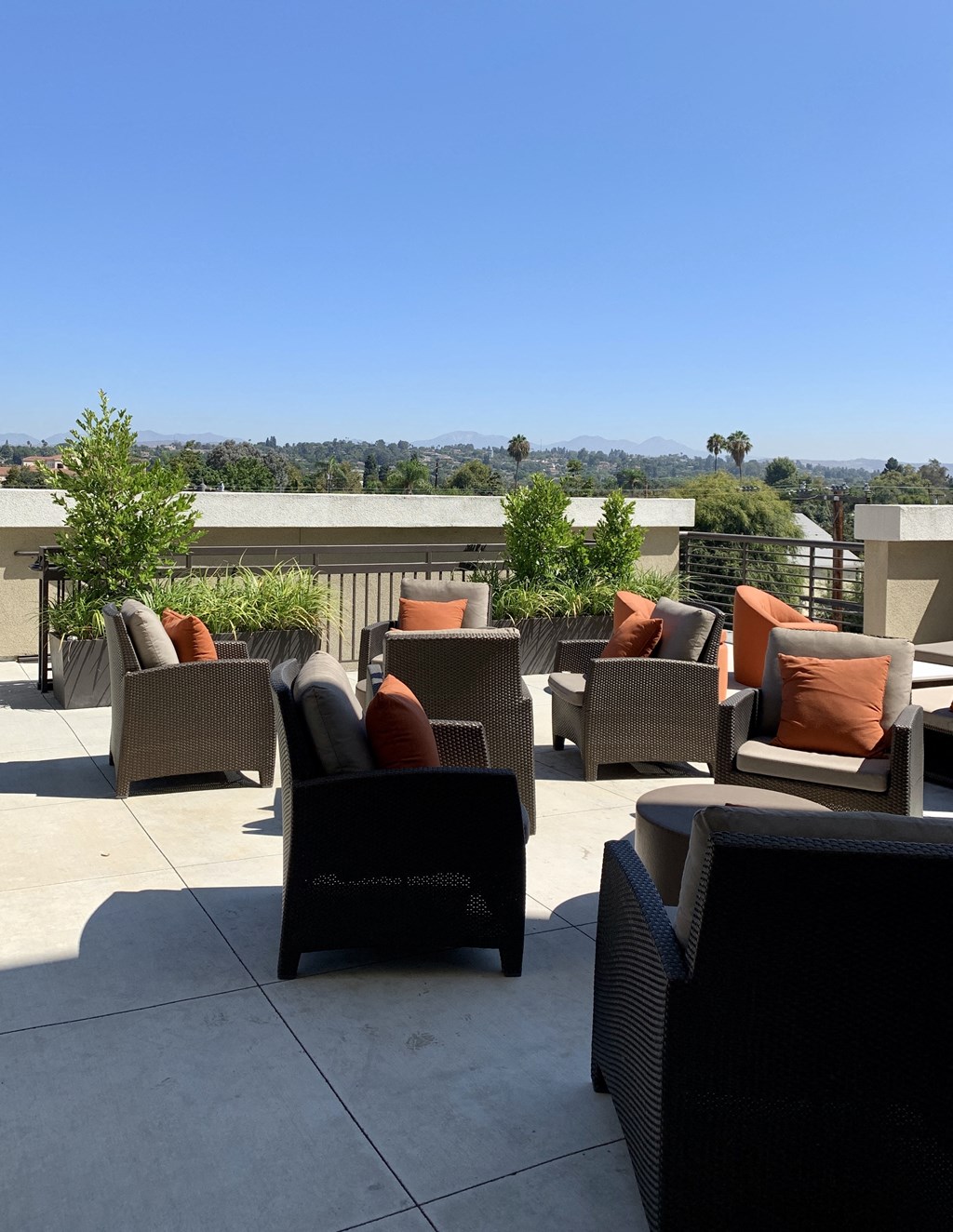 Courtyard at Ventana Senior Apartments in Fullerton CA