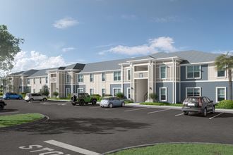 Exterior Rendering of Jackson Palms Affordable Apartments in Jacksonville, FL