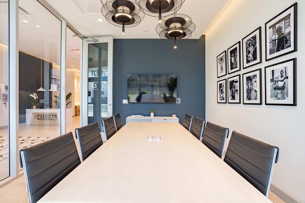 Conference room at The Chandler in North Hollywood