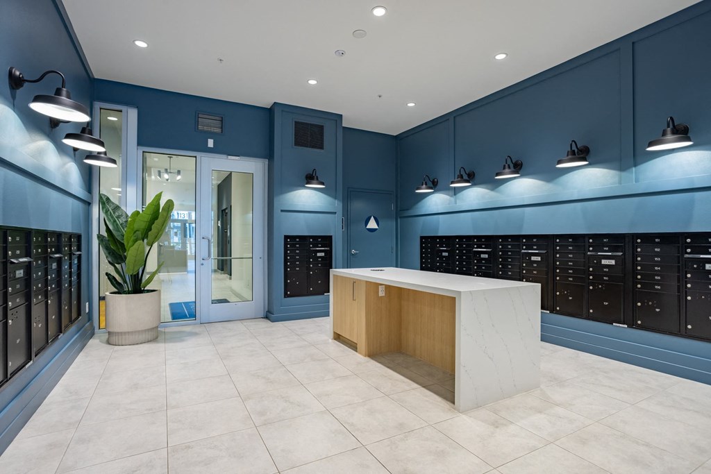 LuxerOne package room at The Chandler in North Hollywood