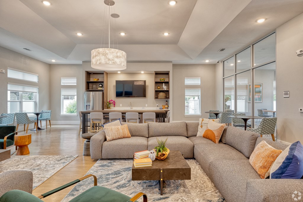 Clubhouse at La Cima Apartments in Austin TX