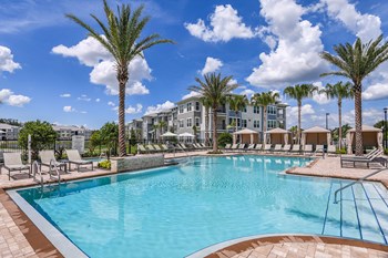 Resort-Style Swimming Pool at Lenox at Bloomingdale Luxury Apartments in Riverview FL - Photo Gallery 21