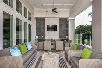 Covered Veranda at Lenox Luxury Apartments in Riverview FL - Photo Gallery 19