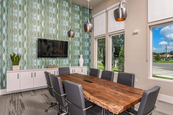 Business Center and Conference Room at Lenox Luxury Apartments in Riverview FL